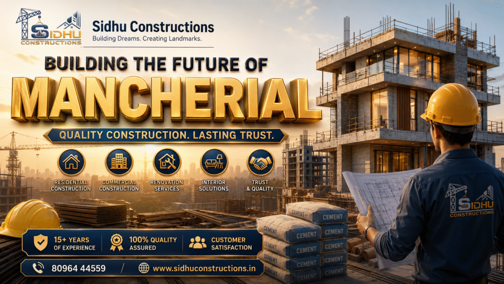 best construction company in mancherial